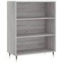 Aparador alto madera contrachapada gris sonoma 69,5x34x180 cm de vidaXL, Aparadores - Ref: Foro24-3198711, Precio: 131,07 €, ...