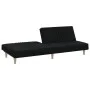 Sofá cama de tela negro de vidaXL, Sofás - Ref: Foro24-351883, Precio: 252,71 €, Descuento: %