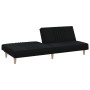 Sofá cama de tela negro de vidaXL, Sofás - Ref: Foro24-351883, Precio: 257,35 €, Descuento: %
