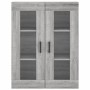 Aparador alto madera contrachapada gris sonoma 69,5x34x180 cm de vidaXL, Aparadores - Ref: Foro24-3198727, Precio: 135,58 €, ...