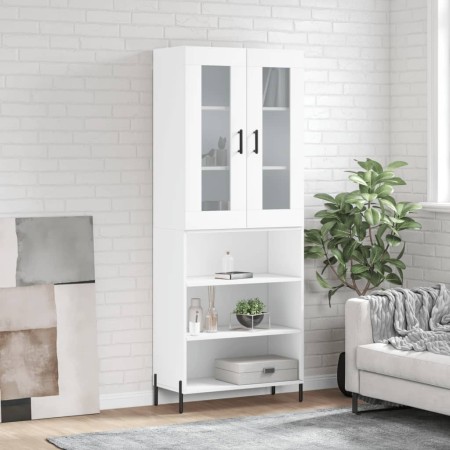 Aparador alto madera contrachapada blanco 69,5x34x180 cm de vidaXL, Aparadores - Ref: Foro24-3198729, Precio: 156,13 €, Descu...
