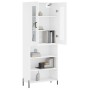 Aparador alto madera contrachapada blanco 69,5x34x180 cm de vidaXL, Aparadores - Ref: Foro24-3198729, Precio: 156,13 €, Descu...