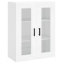 Aparador alto madera contrachapada blanco 69,5x34x180 cm de vidaXL, Aparadores - Ref: Foro24-3198729, Precio: 156,13 €, Descu...