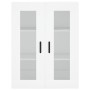 Aparador alto madera contrachapada blanco 69,5x34x180 cm de vidaXL, Aparadores - Ref: Foro24-3198729, Precio: 156,13 €, Descu...