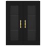 Aparador alto madera contrachapada negro 69,5x34x180 cm de vidaXL, Aparadores - Ref: Foro24-3198706, Precio: 151,31 €, Descue...