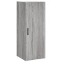 Aparador alto madera contrachapada gris Sonoma 34,5x34x180 cm de vidaXL, Aparadores - Ref: Foro24-3198935, Precio: 116,12 €, ...