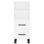 Aparador alto madera contrachapada blanco 34,5x34x180 cm de vidaXL, Aparadores - Ref: Foro24-3198937, Precio: 114,89 €, Descu...