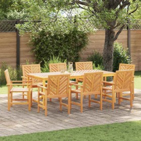 Silla de comedor 8 pcs Natural 62.5 x 59 x 89 cm en Sillas de jardín | Comprar online en Foru.es