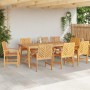Silla de comedor 8 pcs Natural 62.5 x 59 x 89 cm en Sillas de jardín | Comprar online en Foru.es