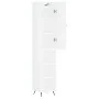 Aparador alto madera contrachapada blanco brillo 34,5x34x180 cm by vidaXL, Sideboards - Ref: Foro24-3198955, Price: 93,58 €, ...