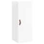 Aparador alto madera contrachapada blanco brillo 34,5x34x180 cm by vidaXL, Sideboards - Ref: Foro24-3198955, Price: 93,58 €, ...