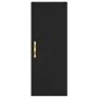 Aparador de madera contrachapada negro 34,5x34x180 cm von vidaXL, Sideboards - Ref: Foro24-3198962, Preis: 85,58 €, Rabatt: %