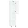 Aparador alto madera contrachapada blanco brillo 34,5x34x180 cm de vidaXL, Aparadores - Ref: Foro24-3198963, Precio: 92,66 €,...