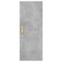 Aparador de madera contrachapada gris hormigón 34,5x34x180 cm de vidaXL, Aparadores - Ref: Foro24-3198965, Precio: 85,28 €, D...