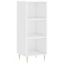 Aparador alto madera contrachapada blanco brillo 34,5x34x180 cm de vidaXL, Aparadores - Ref: Foro24-3198971, Precio: 91,80 €,...
