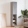 Aparador alto madera contrachapada gris Sonoma 34,5x34x180 cm de vidaXL, Aparadores - Ref: Foro24-3198975, Precio: 86,62 €, D...