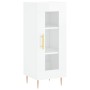 Aparador alto madera contrachapada blanco brillo 34,5x34x180 cm de vidaXL, Aparadores - Ref: Foro24-3199035, Precio: 103,49 €...