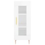 Aparador alto madera contrachapada blanco brillo 34,5x34x180 cm de vidaXL, Aparadores - Ref: Foro24-3199035, Precio: 103,49 €...