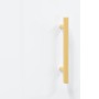 Aparador alto madera contrachapada blanco brillo 34,5x34x180 cm de vidaXL, Aparadores - Ref: Foro24-3199035, Precio: 103,49 €...