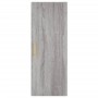 Aparador alto madera contrachapada gris Sonoma 34,5x34x180 cm de vidaXL, Aparadores - Ref: Foro24-3199039, Precio: 98,30 €, D...