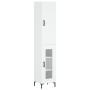 Aparador alto madera contrachapada blanco 34,5x34x180 cm de vidaXL, Aparadores - Ref: Foro24-3199041, Precio: 104,94 €, Descu...