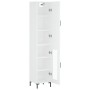 Aparador alto madera contrachapada blanco 34,5x34x180 cm de vidaXL, Aparadores - Ref: Foro24-3199041, Precio: 104,94 €, Descu...