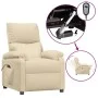 Power-Liegestuhl aus cremefarbenem Stoff von vidaXL, Sessel - Ref: Foro24-3073822, Preis: 224,01 €, Rabatt: %