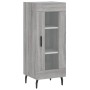 Aparador alto madera contrachapada gris Sonoma 34,5x34x180 cm de vidaXL, Aparadores - Ref: Foro24-3199063, Precio: 109,72 €, ...