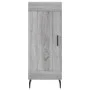 Tall Sonoma gray plywood sideboard 34.5x34x180 cm by vidaXL, Sideboards - Ref: Foro24-3199127, Price: 109,48 €, Discount: %