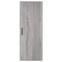 Tall Sonoma gray plywood sideboard 34.5x34x180 cm by vidaXL, Sideboards - Ref: Foro24-3199127, Price: 109,48 €, Discount: %