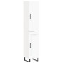 Aparador alto madera contrachapada blanco 34,5x34x180 cm de vidaXL, Aparadores - Ref: Foro24-3199129, Precio: 107,56 €, Descu...