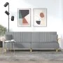 Sofá cama con reposabrazos tela gris claro de vidaXL, Sofás - Ref: Foro24-351887, Precio: 310,35 €, Descuento: %