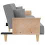 Sofá cama con reposabrazos tela gris claro de vidaXL, Sofás - Ref: Foro24-351887, Precio: 297,64 €, Descuento: %