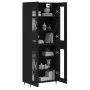 Aparador alto madera contrachapada negro 69,5x34x180 cm von vidaXL, Sideboards - Ref: Foro24-3198258, Preis: 174,16 €, Rabatt: %