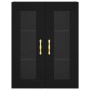 Aparador alto madera contrachapada negro 69,5x34x180 cm de vidaXL, Aparadores - Ref: Foro24-3198258, Precio: 179,50 €, Descue...
