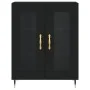 Aparador alto madera contrachapada negro 69,5x34x180 cm von vidaXL, Sideboards - Ref: Foro24-3198258, Preis: 174,16 €, Rabatt: %