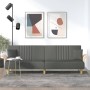 Sofá cama con reposabrazos tela gris oscuro de vidaXL, Sofás - Ref: Foro24-351888, Precio: 303,54 €, Descuento: %