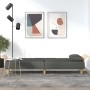 Sofá cama con reposabrazos tela gris oscuro de vidaXL, Sofás - Ref: Foro24-351888, Precio: 303,54 €, Descuento: %