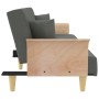 Sofá cama con reposabrazos tela gris oscuro de vidaXL, Sofás - Ref: Foro24-351888, Precio: 303,54 €, Descuento: %