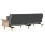 Sofá cama con reposabrazos tela gris oscuro de vidaXL, Sofás - Ref: Foro24-351888, Precio: 303,54 €, Descuento: %
