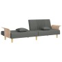 Sofá cama con reposabrazos tela gris oscuro de vidaXL, Sofás - Ref: Foro24-351888, Precio: 303,54 €, Descuento: %