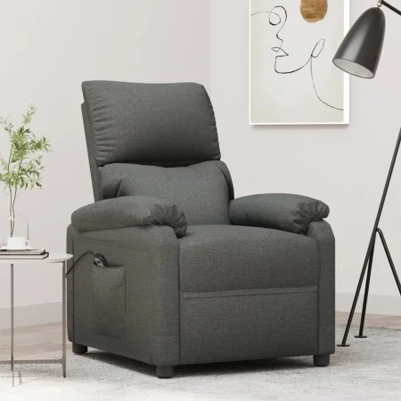 Power-Liegestuhl aus dunkelgrauem Stoff von vidaXL, Sessel - Ref: Foro24-3073824, Preis: 238,37 €, Rabatt: %