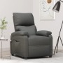 Sillón reclinable eléctrico de tela gris oscuro de vidaXL, Sillones - Ref: Foro24-3073824, Precio: 242,16 €, Descuento: %