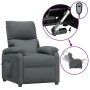 Sillón reclinable eléctrico de tela gris oscuro de vidaXL, Sillones - Ref: Foro24-3073824, Precio: 242,16 €, Descuento: %
