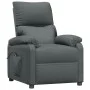 Sillón reclinable eléctrico de tela gris oscuro de vidaXL, Sillones - Ref: Foro24-3073824, Precio: 238,37 €, Descuento: %