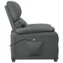 Sillón reclinable eléctrico de tela gris oscuro de vidaXL, Sillones - Ref: Foro24-3073824, Precio: 238,37 €, Descuento: %