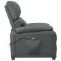 Sillón reclinable eléctrico de tela gris oscuro de vidaXL, Sillones - Ref: Foro24-3073824, Precio: 242,16 €, Descuento: %