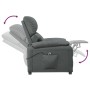 Sillón reclinable eléctrico de tela gris oscuro de vidaXL, Sillones - Ref: Foro24-3073824, Precio: 242,16 €, Descuento: %