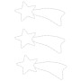 Figuras estrella de Navidad 48 LED 3 uds blanco cálido 65x28 cm en Decoración Festiva y Estacional | Comprar online en Foru.es