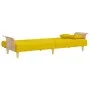 Sofá cama con reposabrazos tela amarillo claro by vidaXL, Sofas - Ref: Foro24-351891, Price: 255,06 €, Discount: %